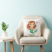 Simple cute little mermaid kussen (Stoel)