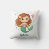 Simple cute little mermaid kussen (Voorkant)