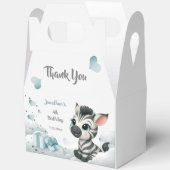 Simple cute little zebra bedankdoosjes (Open)