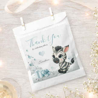 Simple cute little zebra  bedankzakje