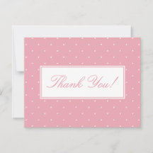 Simple Cute Pink Polka Dots Baby Shower