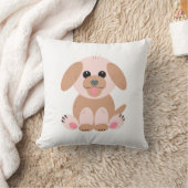 Simple Cute Puppy Dog Pastel Cartoon Kussen (Deken)