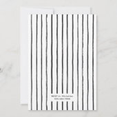 Simple Cute Teddy Bear | Uitnodiging tot Baby show (Achterkant)