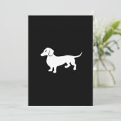 Simple Dachshund  Kaart (Staand voorkant)