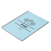 Simple daisies notebook for kids,back to school  notitieboek (Linkerzijde)