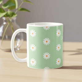 Simple daisies, Personalized gift, Daisy Lover Gif Koffiemok