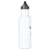 Simple Daisy Black White Trendy Floral Waterfles (Links)