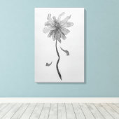 Simple Daisy Canvas Afdruk (Insitu (Houten vloer))