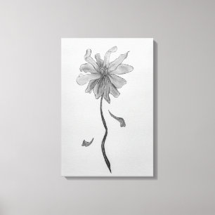 Simple Daisy Canvas Afdruk