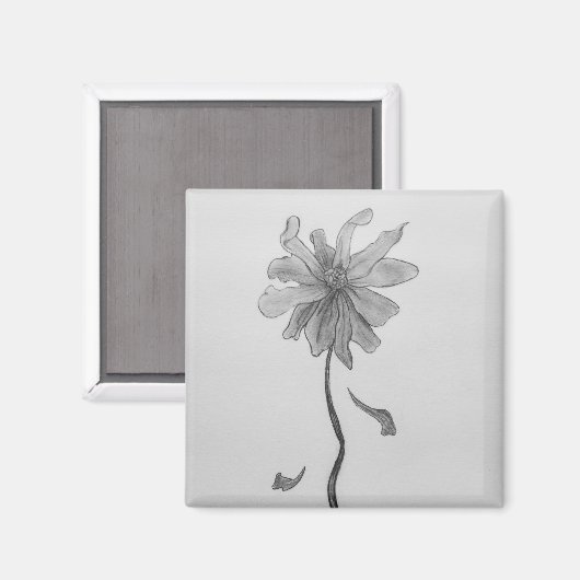 Simple Daisy Magneet (Voorkant / Achterkant)