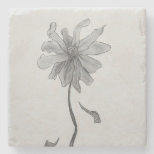 Simple Daisy Stenen Onderzetter