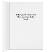 Simple Daisy Wenskaart (Binnen (Rechts))