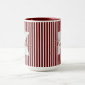 Simple Dark Red/White Stripes Pattern Name Initiaa Mok (Midden)