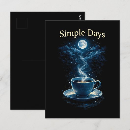 Simple Days Briefkaart (Voorkant / Achterkant)