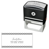 Simple Decorative Self Inking Rubber Stamp Zelfinktende Stempel (In situ)