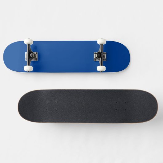 Simple Deep Blue Authority® Persoonlijk Skateboard (Horizontaal)