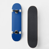 Simple Deep Blue Authority® Persoonlijk Skateboard (Voorkant)