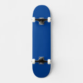 Simple Deep Blue Authority® Persoonlijk Skateboard (Voorkant)