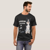simple design for dogs lovers  t-shirt (Voorkant volledig)
