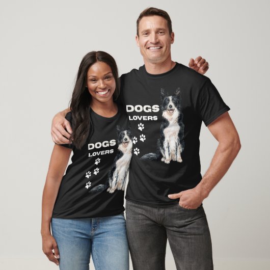 simple design for dogs lovers  t-shirt (Unisex)