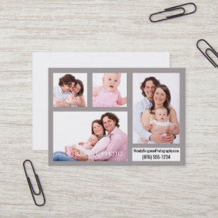 Simple Design Photography Afbeelding Contact Card Visitekaartje