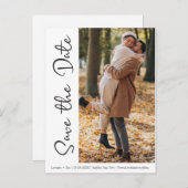 Simple Design with Rustic Touches and Picture Briefkaart (Voorkant / Achterkant)