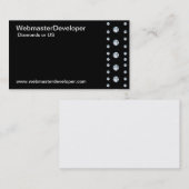 Simple Diamond Border Visitekaartje (Voorkant / Achterkant)