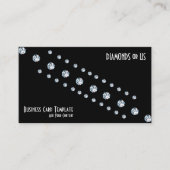 Simple Diamond Border Visitekaartje (Voorkant)