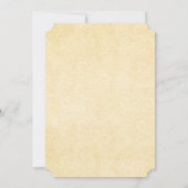 Simple Die Cut  Antiek Weddenschap Kaart (Achterkant)