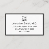 Simple Doctor's Kantoor Uw volgende Benoemingskaar Afsprakenkaartje (Achterkant)