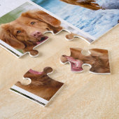 Simple Dog Pet Photo Collage Legpuzzel (Zijkant)