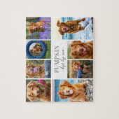 Simple Dog Pet Photo Collage Legpuzzel (Verticaal)