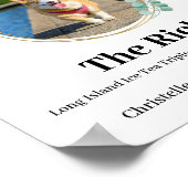 Simple Dog signature drink bruiloft Poster (Hoek)