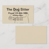 Simple Dog Sitter Visitekaartje (Voorkant / Achterkant)