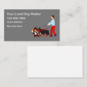 Simple Dog Walker Service Modern Visitekaartje (Voorkant / Achterkant)