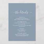 Simple Dusty Blue Enclosure Kaart (Voorkant)