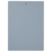 Simple dusty dove blue color klembord (Achterkant)