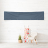 Simple dusty dove blue color spandoek (Insitu)