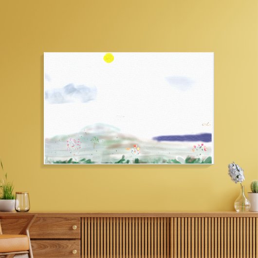 Simple Elegance Canvas Afdruk (Insitu (Woonkamer))