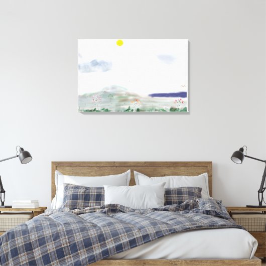 Simple Elegance Canvas Afdruk (Insitu (Slaapkamer))