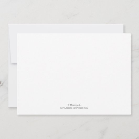 Simple Elegance Wedding Jubileum Kaart (Achterkant)