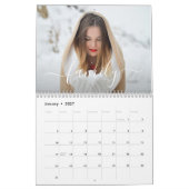 Simple Elegant Affirmations Family Foto Kalender (Jan 2027)