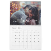 Simple Elegant Affirmations Family Foto Kalender (Feb 2026)