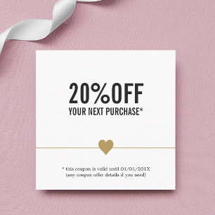 Simple Elegant Beauty Salon Coupon