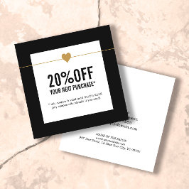 Simple Elegant Beauty Salon Coupon