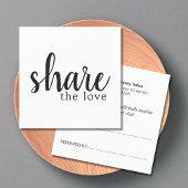 Simple Elegant Black and White Reference Kaart