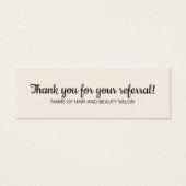 Simple Elegant Black Old White Reference Kaart (Voorkant)