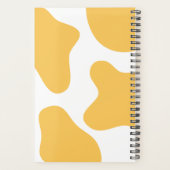 Simple Elegant Black White Gold Bold Year Quote Planner (Achterkant)