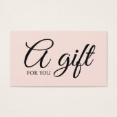 Simple Elegant Bold Light Pastel Visitekaartje (Voorkant)