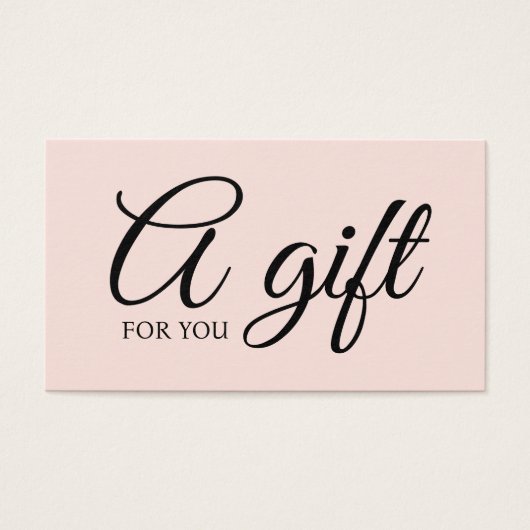 Simple Elegant Bold Light Pastel Visitekaartje (Voorkant)